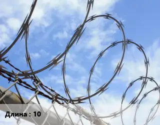 Проволока колючая спиралевидная ОКС 10